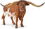 Figura Toro Texano Cuernos Largos DEQUBE