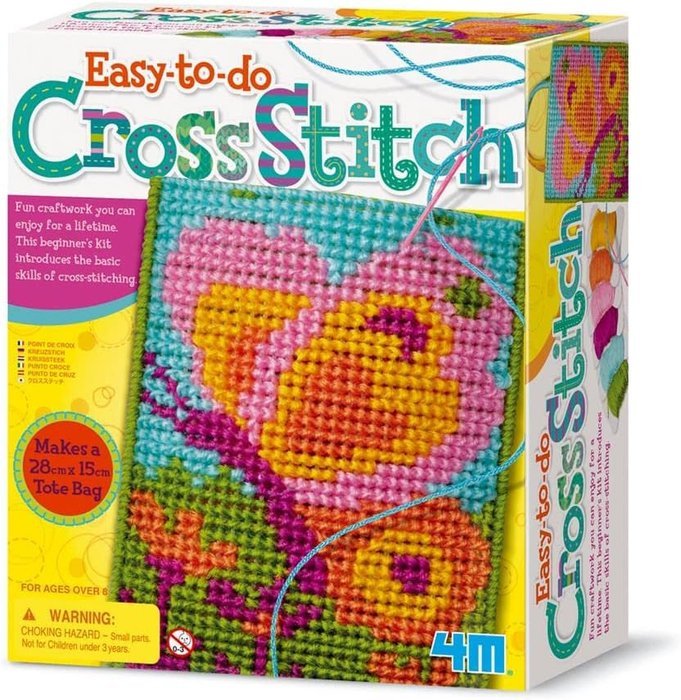 Juego 4M Easy to Do Cross Stitch Costura Marca 4M
