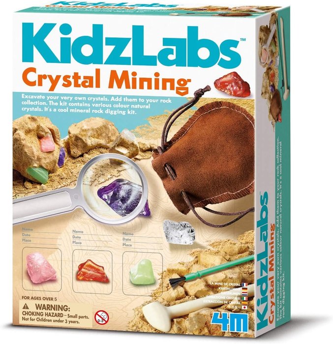 Juego 4M Kidz Labs Crystal Mining Marca 4M Imagen principal del producto