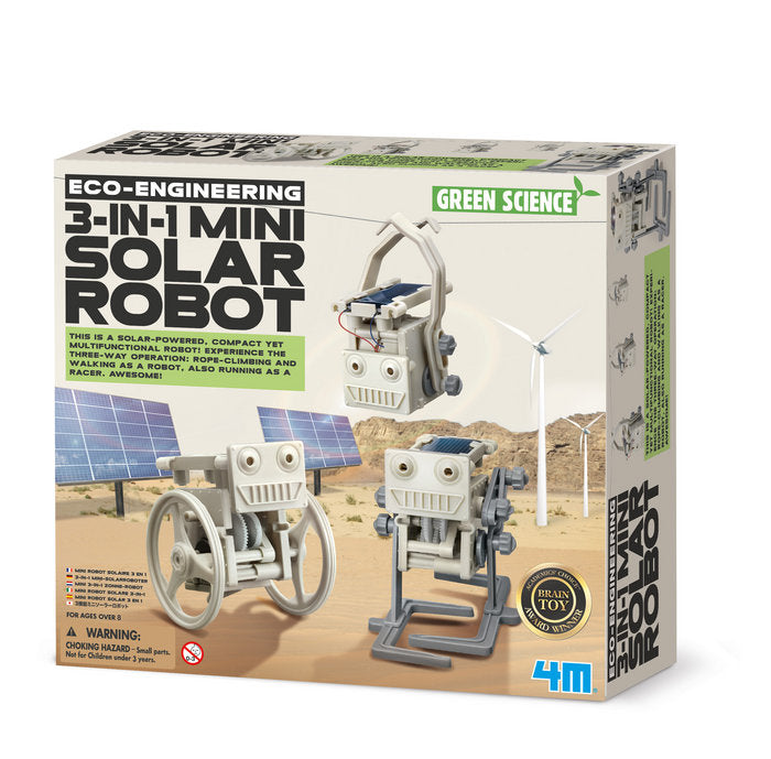 JUEGO 4M ECO ENGINEERING 3 IN 1 MINI SOLAR ROBOT | 4M | 1 UNIDAD | 4893156033772 Imagen principal del producto