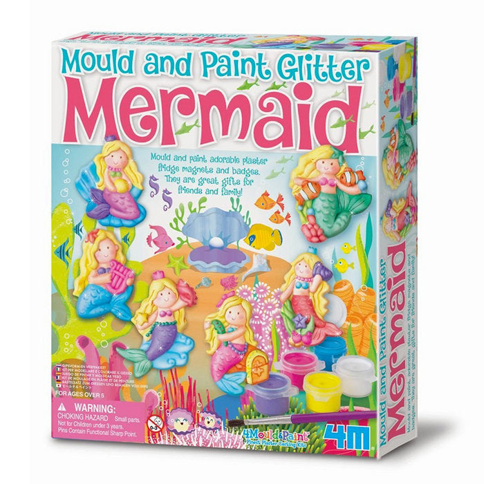 JUEGO 4M MOULD & PAINT GLITTER MERMAID | 4M | 1 UNIDAD | 4893156035264 Imagen principal del producto