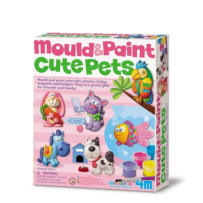 Juego 4M Moldea y Pinta Mascotas Marca 4M Imagen principal del producto
