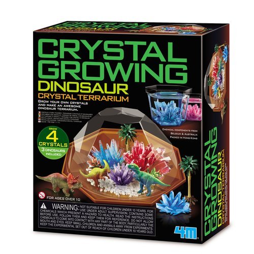 Juego Crece Cristales Dinosaurios 4M