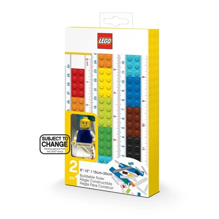 Regla Lego con Figura Marca Lego Pack 1 Imagen principal del producto