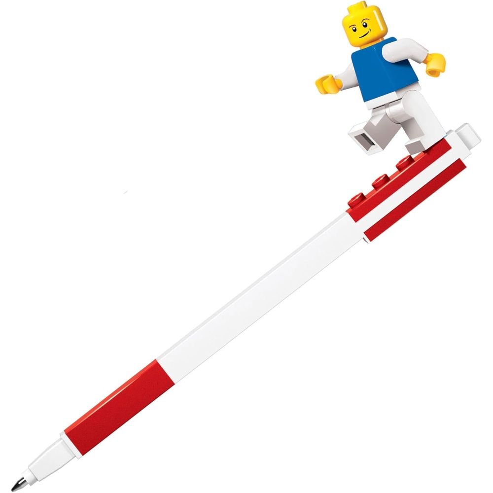 Bolígrafo Lego Rojo con Figura Marca Lego Imagen principal del producto