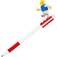 Bolígrafo Lego Rojo con Figura Marca Lego