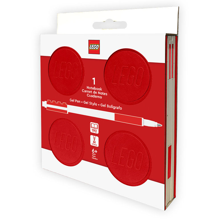 Cuaderno Lego con Bolígrafo Rojo LEGO Imagen principal del producto