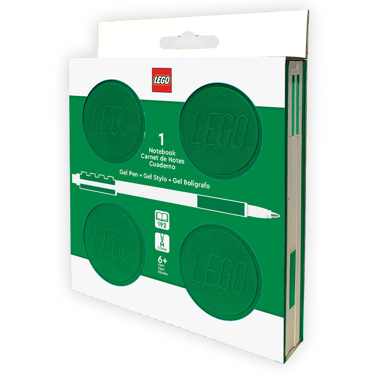 Cuaderno Lego con Bolígrafo Verde marca Lego