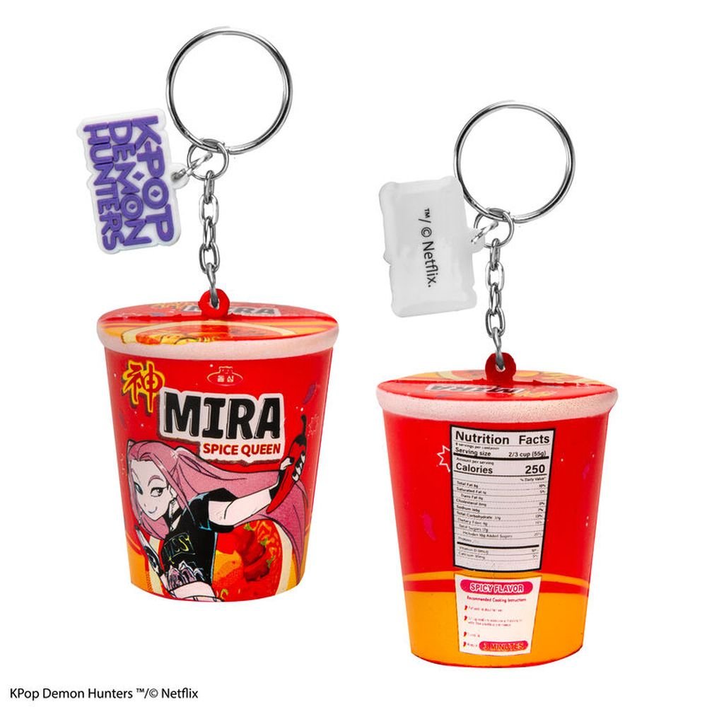 Llavero Squishy Mira Spice Queen Noodles K-pop Demon Hunters CINEREPLICAS R