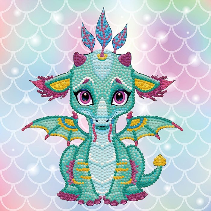DIAMOND DOTZ ARIEL THE BABY DRAGON | DIAMOND DOTZ MADNESSTOYS | 1 UNIDAD | 4895225918737