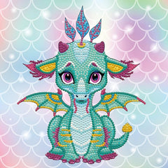 DIAMOND DOTZ ARIEL THE BABY DRAGON | DIAMOND DOTZ MADNESSTOYS | 1 UNIDAD | 4895225918737