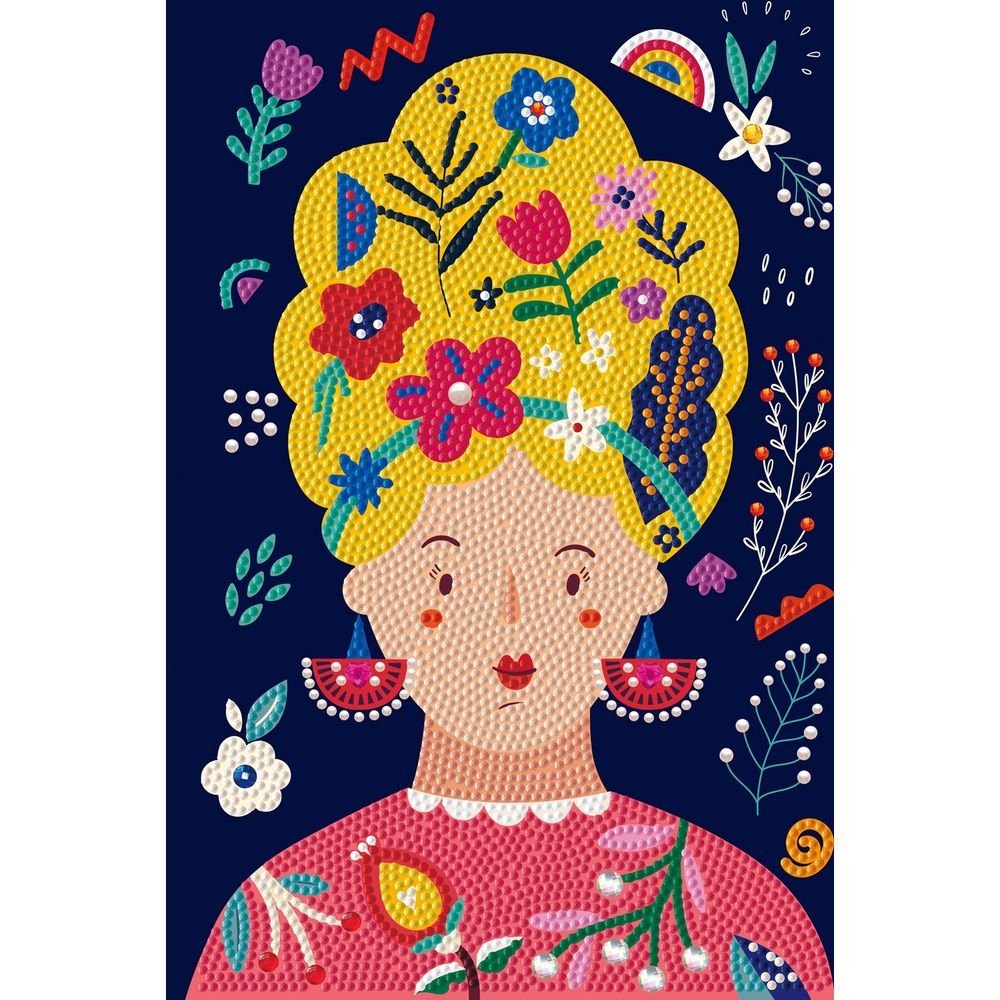 Diamond Dotz Floral Girl Marca Madnesstoys Pack 1