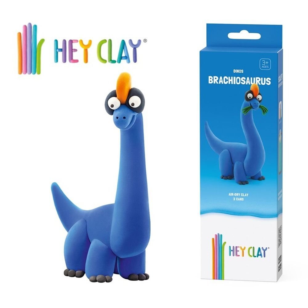 Juego Hey Clay Branquiosaurio Ludilo Pack 3 Botes