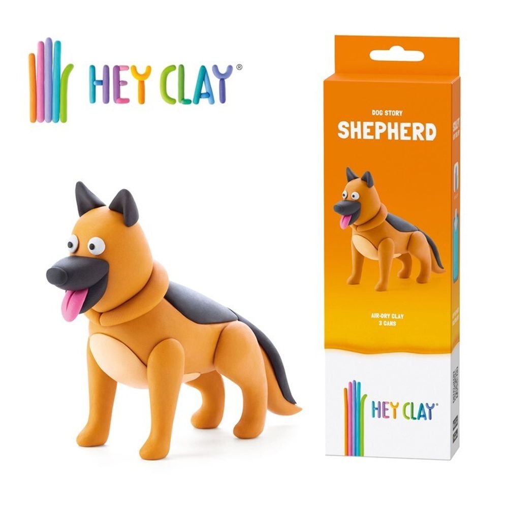 JUEGO HEY CLAY PERRO PASTOR (3 BOTES) | 1 UNIDADES | (LUDILO)