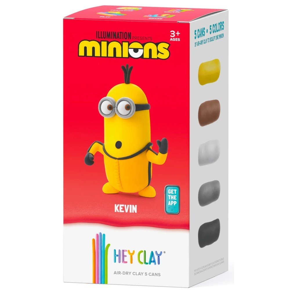 Juego Hey Clay Kevin Ludilo Pack 5 Botes de Arcilla