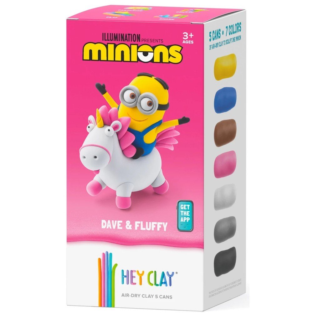Juego Hey Clay Dave & Fluffy Ludilo Pack 5 Botes Imagen principal del producto