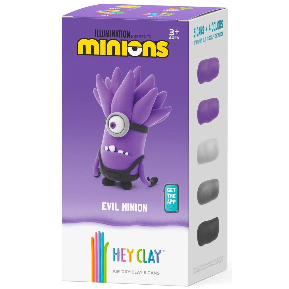 Juego Hey Clay Evil Minion Ludilo Pack 5 Botes