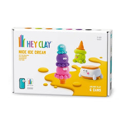 JUEGO HEY CLAY SET HELADOS 3 FIGURAS (6 BOTES) | 1 UNIDADES | (LUDILO)