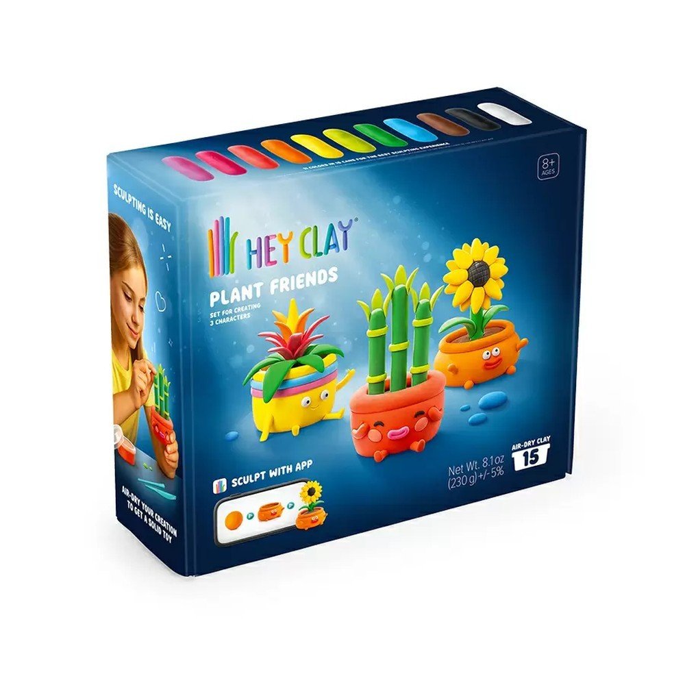 Juego Hey Clay Plant Friends Set 6 Figuras Ludilo Imagen principal del producto