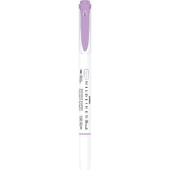 Rotulador Zebra Mildliner Doble Punta Pincel Violeta | Zebra Pen | Pack 10 Unidades