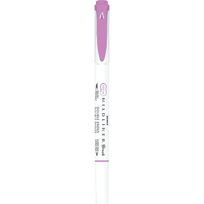 Rotulador Zebra Mildliner Doble Punta Pincel Warm Magenta | Zebra Pen | Pack 10 Unidades Imagen principal del producto