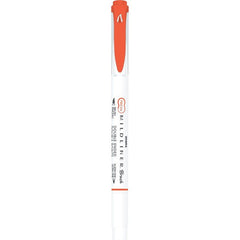 Rotulador Zebra Mildliner Doble Punta Pincel Warm Bermellon | Zebra Pen | Pack 10 Unidades