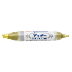 Rotulador Zebra Mckie Paint Marker Oro | Zebra Pen | Pack 5 Unidades