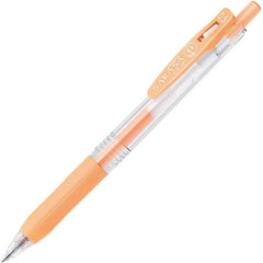 BOLIGRAFO ZEBRA SARASA GEL CLIP 0,5 MILK NARANJA | 10 UNIDADES | (ZEBRA PEN)