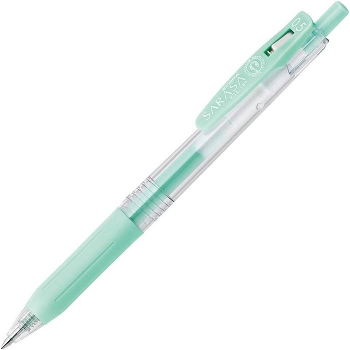 BOLIGRAFO ZEBRA SARASA GEL CLIP 0,5 MILK TURQUESA | 10 UNIDADES | (ZEBRA PEN)