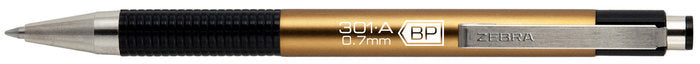 Boligrafo Zebra 301A Retractable 0,7 Dorado Imagen principal del producto
