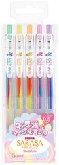 BOLIGRAFO ZEBRA SARASA CLIP MARBLE 5 COLORES SURTIDOS | 1 UNIDADES | (ZEBRA PEN)