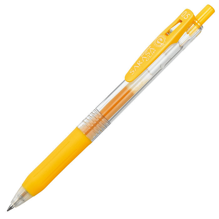 BOLIGRAFO ZEBRA SARASA GEL CLIP 0,5 AMARILLO | 12 UNIDADES | (ZEBRA PEN) Imagen principal del producto