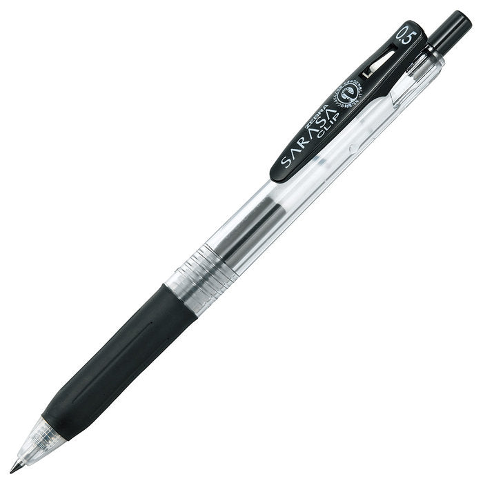BOLIGRAFO ZEBRA SARASA GEL CLIP 0,5 NEGRO | 12 UNIDADES | (ZEBRA PEN) Imagen principal del producto