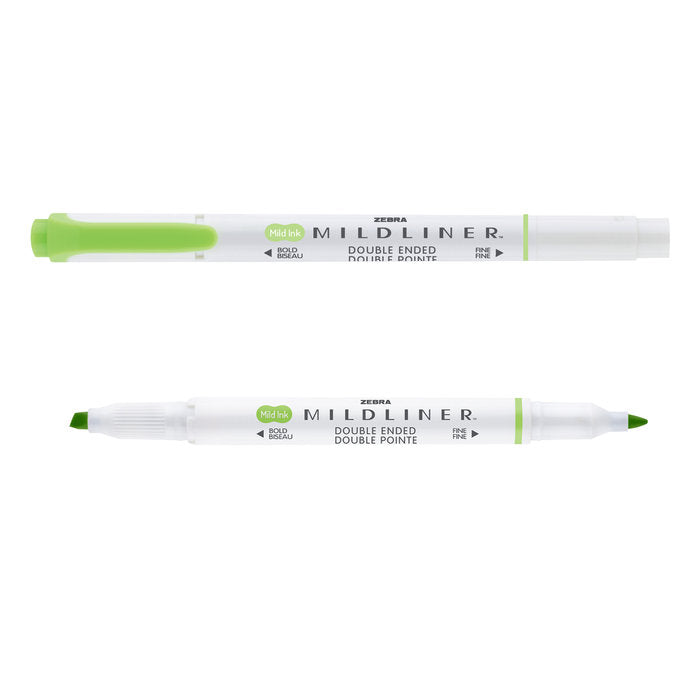Rotulador Zebra Mildliner Cool & Refined Verde | Zebra Pen | Pack 10 Unidades