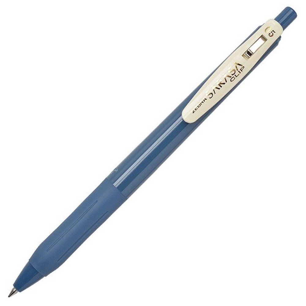 Boligrafo Zebra Sarasa Clip Gel Vintage 0,5 mm Azul Grisáceo Imagen principal del producto