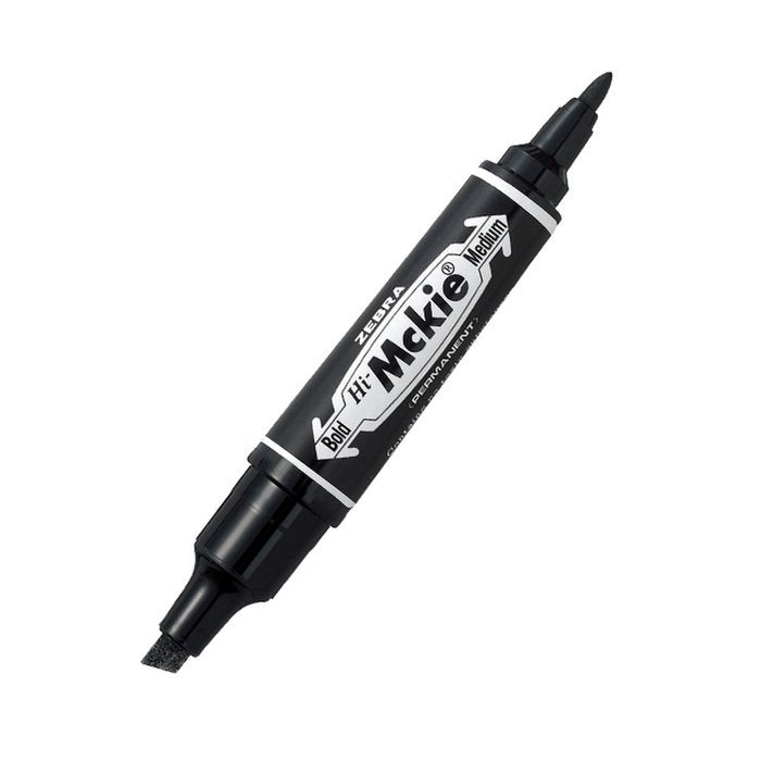 Rotulador Zebra Hi-Mckie Permanente 2/4Mm Negro | Zebra Pen | Pack 10 Unidades