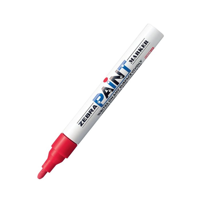 Rotulador Zebra Acrilico Paint Marker 3 mm Rojo