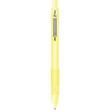BOLIGRAFO ZEBRA Z-GRIP PASTEL 1,0 AMARILLO | 12 UNIDADES | (ZEBRA PEN)