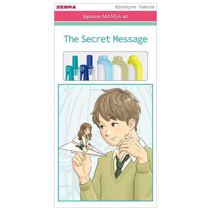 Set Zebra Manga Secret Menssage Edición Limitada Marca Zebra Pen Imagen principal del producto