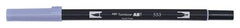 Rotulador Tombow Dual Brush 553 Mist Purple | Tombow | Pack 6 Unidades