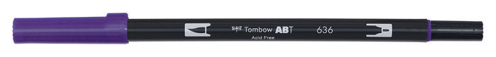 Rotulador Doble Punta Pincel Dual Brush 636 Imperial Purple TOMBOW