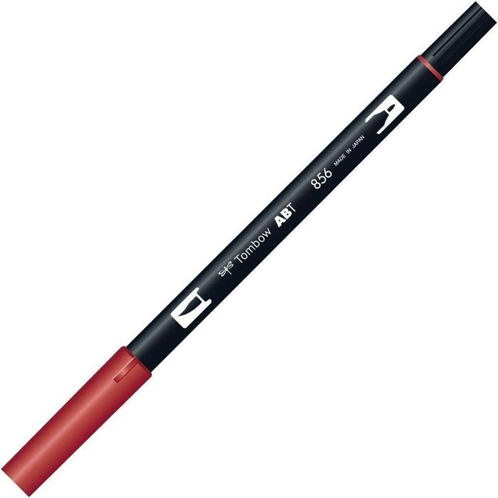 Rotulador Doble Punta Pincel Dual Brush 856 Poppy Red TOMBOW Imagen principal del producto