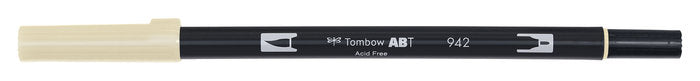 Rotulador Doble Punta Pincel Dual Brush 942 Cappuccino TOMBOW