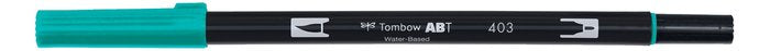 Rotulador Doble Punta Pincel Dual Brush 403 Bright Blue | Tombow | Pack 6 Unidades
