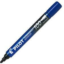 Marcador Pilot 100 Azul | Pilot | Pack 12 Unidades