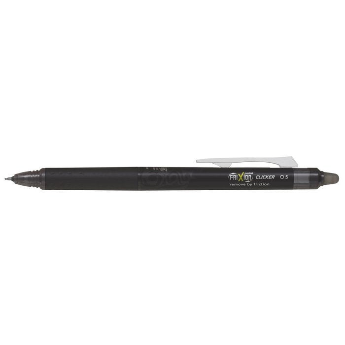 C/12 bolígrafo frixion clicker point 0,5mm negro borrable