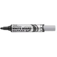 Rotulador Maxiflo Para Pizarra Blanca Punta Gruesa Negro | Pentel | Pack 12 Unidades Imagen principal del producto
