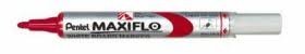 Rotulador Maxiflo Para Pizarra Blanca De Punta Media Rojo | Pentel | Pack 12 Unidades Imagen principal del producto