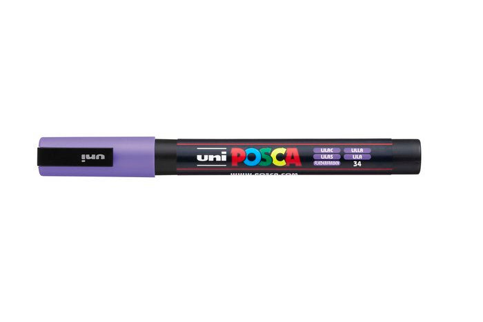 Marcador Uni-posca PC3M Color Lila 0.9-1.3mm