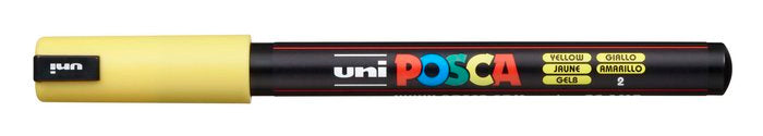 Marcador Uni-posca Pc1mr Color Amarillo Punta 0,7mm